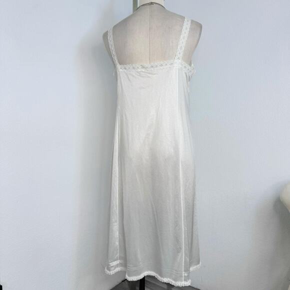 Vintage slip dress sheer white - Picture 4 of 8